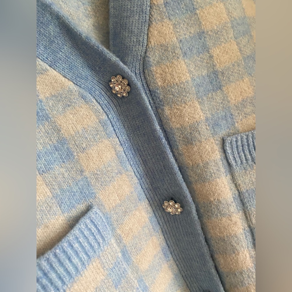 Zara Plaid Sweater Vest - Picture 6 of 8